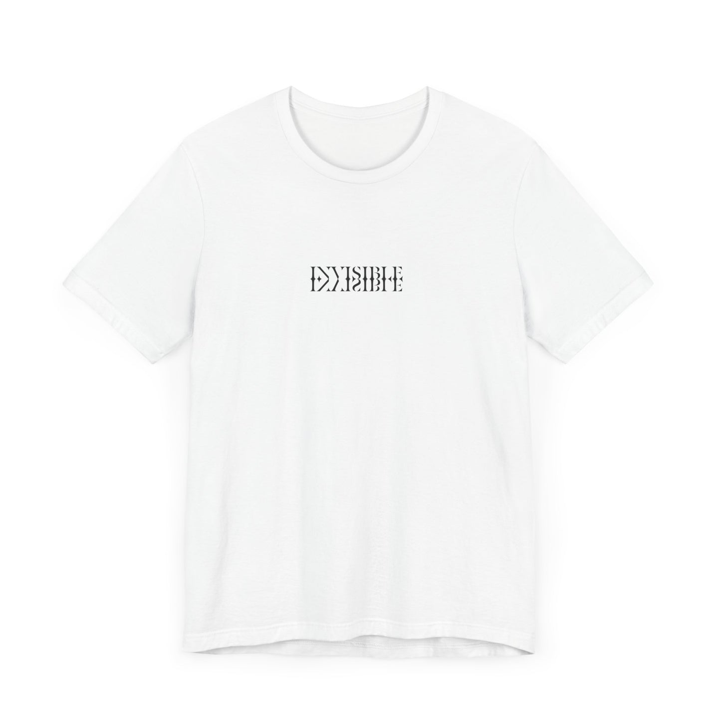 Unisex Minimalist Invisible Graphic Design Tshirt