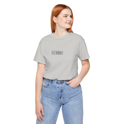 Unisex Minimalist Invisible Graphic Design Tshirt