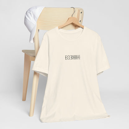 Unisex Minimalist Invisible Graphic Design Tshirt