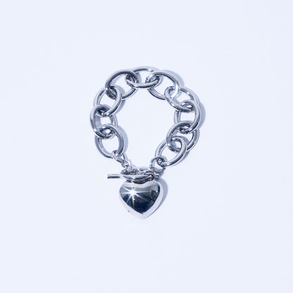 Heart Big Ring Bracelet