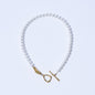 Metal Pearl Necklace