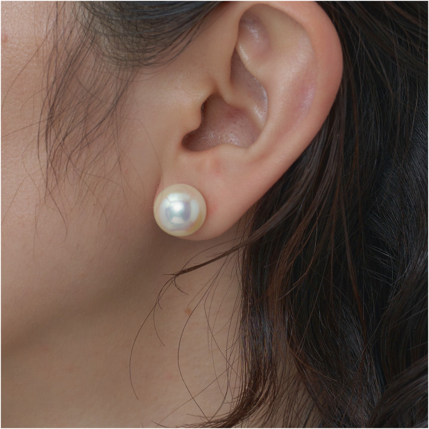 Single Pearl Earrings