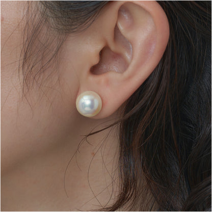 Single Pearl Earrings