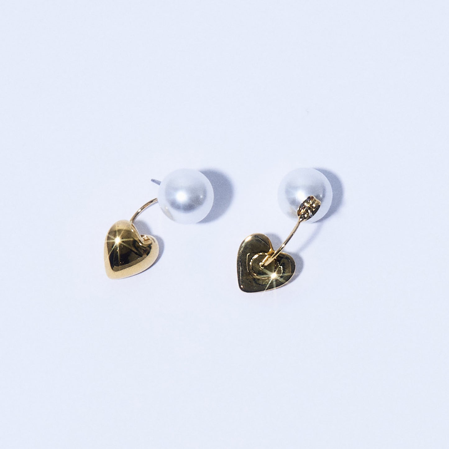 Pure Heart & Pearl Earrings