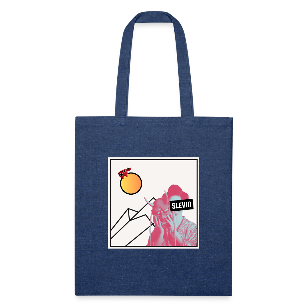 Recycled Tote Bag - heather navy