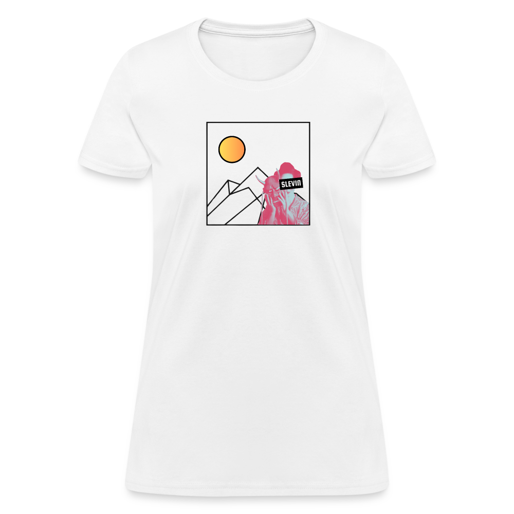 Women's Cotton Zen-Pop T-Shirt - white