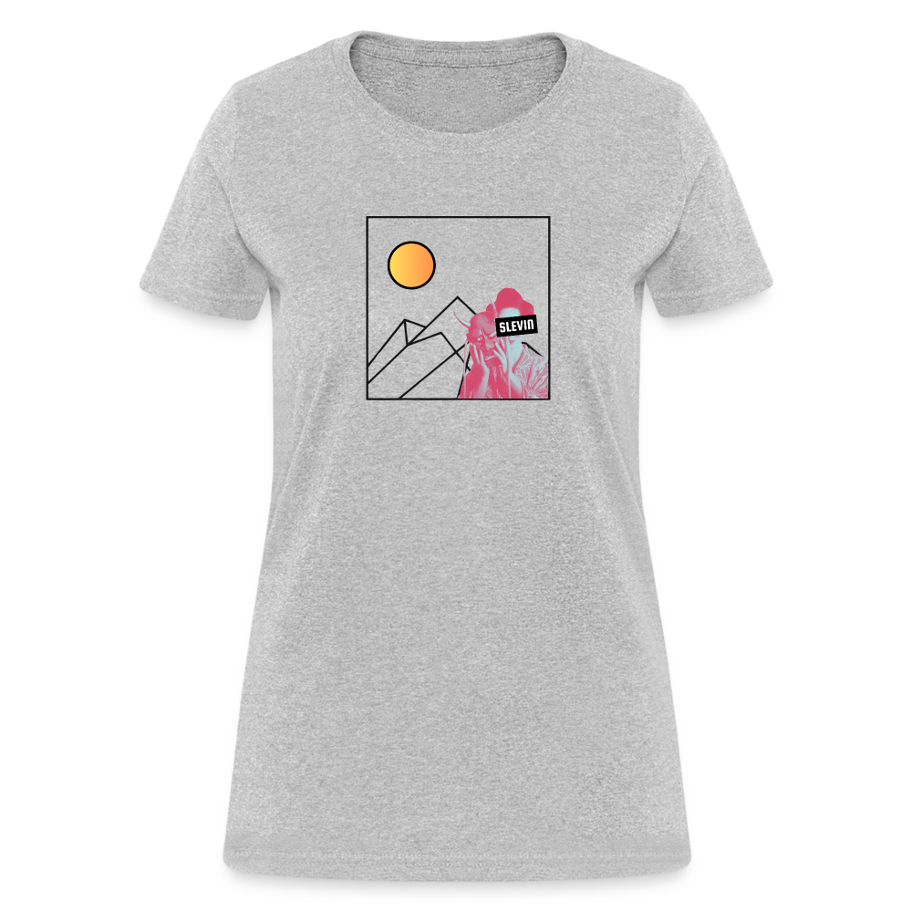 Women's Cotton Zen-Pop T-Shirt - heather gray